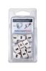 HELLERMANNTYTON 148-90058 HECL-2/1-BLISTER-PA66-WH