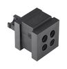 HELLERMANNTYTON 440-00022 VP-S"4/4-5"INS-QUAD-TPE-BK