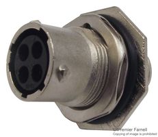 SOURIAU-SUNBANK / EATON UT07104SH6 Circular Connector, Standard Circular Connector, Souriau Trim Trio UT0 Series, Jam Nut Receptacle
