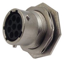 SOURIAU-SUNBANK / EATON UT07128SH6 Circular Connector, Standard Circular Connector, Souriau Trim Trio UT0 Series, Jam Nut Receptacle