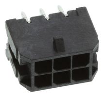 MOLEX 43045-0612 Pin Header, With Polarizing Peg, Wire-to-Board, 3 mm, 2 Rows, 6 Contacts, Through Hole Straight