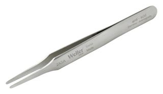 WELLER EREM 2ASA 镊子, 直型, 圆形, 121 mm, 不锈钢体, 不锈钢尖