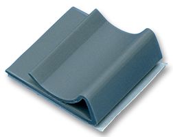 PANDUIT FCC-A-C8 紧固件, 薄型, 背胶扁平电缆夹, PVC (聚氯乙烯), 灰色, 25.4 mm, 27.7 mm