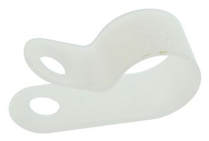 PANDUIT CCS38-S8-C 紧固件, P型夹, 螺丝安装电缆夹, 9.5 mm, 尼龙6.6 (聚酰胺 6.6), 本色, 9.4 mm