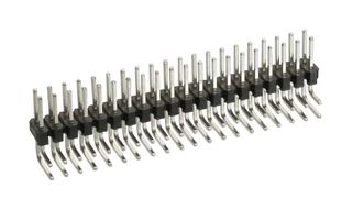 HARWIN M20-9953645 引脚针座, 板至板, 2.54 mm, 2 排, 72 触点, 通孔安装, M20
