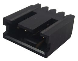 AMP - TE CONNECTIVITY 5-102202-1 引脚针座, 垂直, 线至板, 2.54 mm, 1 排, 4 触点, 通孔直型, AMPMODU Mod II