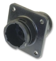 TE CONNECTIVITY - AMP 206705-1 圆形连接器, 圆形电源连接器, CPC系列 1, 法兰安装插座, 9 触点, 压接引脚-无触芯, 螺纹