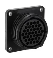 AMP - TE CONNECTIVITY 206306-1 圆形连接器, 圆形电源连接器, CPC 1系列, 法兰安装插座, 37 触点, 压接插座-无触芯, 螺纹