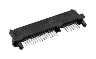 MOLEX 87779-1001 PCB插座, 板至板, 1.27 mm, 1 排, 22 触点, 母插座, 通孔安装