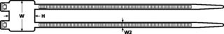 HELLERMANNTYTON 111-85219 IT50RD-PA66-NA