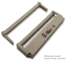 HARTING 09 18 534 7813 IDC连接器, 带应力消除, IDC插座, 母, 2.54 mm, 2排, 34 触点, 电缆安装