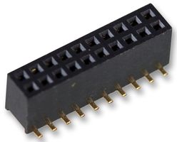 HARWIN M50-3101045 PCB Receptacle, Board-to-Board, 1.27 mm, 2 Rows, 20 Contacts, Surface Mount, Archer M50 Series
