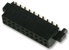 HARWIN M50-4301045 PCB Receptacle, Board-to-Board, 1.27 mm, 2 Rows, 20 Contacts, Surface Mount, Archer M50 Series