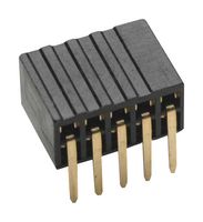 HARWIN M50-3200545 PCB插座, 板至板, 1.27 mm, 2 排, 10 触点, 通孔安装直角, Archer M50 Series