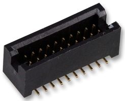 HARWIN M50-4901045 引脚针座, 垂直, 板至板, 1.27 mm, 2 排, 20 触点, 表面安装直型, Archer M50 Series