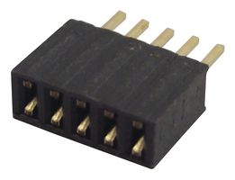 HARWIN M52-5000545 PCB插座, 板至板, 1.27 mm, 1 排, 5 触点, 通孔安装, Archer M52 Series