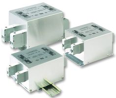SCHAFFNER - TE CONNECTIVITY FN2410-25-33 Power Line Filter, Chassis, General Purpose, 250 VAC, 25 A, Single Phase, 1 Stage, Chassis Mount