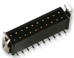 HARWIN M80-8281042 引脚针座, 摩擦锁定, 板至板, 线至板, 2 mm, 2 排, 10 触点, 表面安装直型, Datamate L-Tek M80