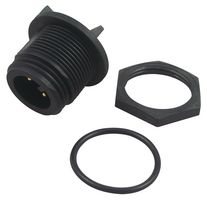 BULGIN LIMITED PX0413/02P/PC 圆形连接器, IP68, 后部安装, Circular Power Connector, Buccaneer 400系列, 面板安装插头, 2 触点, PCB插座