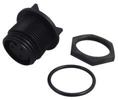 BULGIN LIMITED PX0413/03S/PC 圆形连接器, IP68, 后部安装, Circular Power Connector, Buccaneer 400系列, 面板安装插座, 3 触点, PCB插座, 螺纹