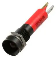 CML INNOVATIVE TECHNOLOGIES 19051353 发光二极管指示器 面板安装, 黑铬挡板, 红色, 24 VDC, 8 mm, 20 mA, 80 mcd, IP67