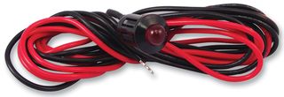 CML INNOVATIVE TECHNOLOGIES 1980000250900 发光二极管指示器 面板安装, 摁入式, 红色, 12 VDC, 8 mm, 16 mA, 70 mcd, IP40