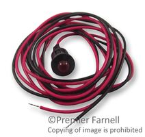 CML INNOVATIVE TECHNOLOGIES 1980000350900 发光二极管指示器 面板安装, 摁入式, 红色, 24 VDC, 8 mm, 10 mA, 45 mcd, IP40