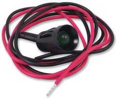 CML INNOVATIVE TECHNOLOGIES 1980100051450 发光二极管指示器 面板安装, 摁入式, 绿色, 8 mm, 10 mA, 25 mcd, 无评级