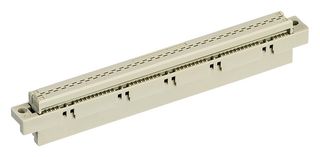 HARTING 09 02 264 7828 DIN 41612 Connector, DIN41612, 64 Contacts, Receptacle, 2.54 mm, 2 Row, a + b