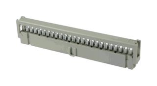 HARTING 0918 550 6813 IDC Connector, IDC Receptacle, Female, 2.54 mm, 2 Row, 50 Contacts, Cable Mount