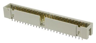 HARTING 09 18 534 6324 引脚针座, 直型, 线至板, 2.54 mm, 2 排, 34 触点, 通孔安装, SEK 18 Series