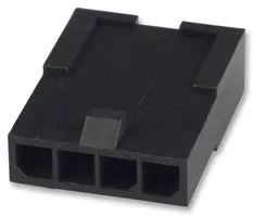 TE CONNECTIVITY - AMP 1445049-4 连接器外壳, Micro MATE-N-LOK, 插头, 4 路, 3 mm, Micro MATE-N-LOK 系列引脚触点