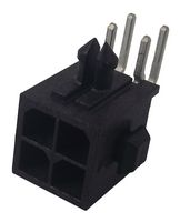 AMP - TE CONNECTIVITY 3-794618-4 Pin Header, Right Angle, Wire-to-Board, 3 mm, 2 Rows, 4 Contacts, Through Hole Right Angle