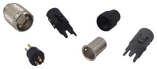BINDER 99 0075 100 03 圆形连接器, Subminiature Circular Connector, 711系列, 电缆安装插头, 3 触点, 焊接引脚