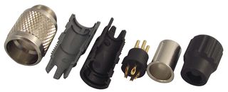 BINDER 99 0095 100 05 圆形连接器, Subminiature Circular Connector, 711系列, 电缆安装插头, 5 触点, 焊接引脚