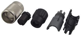 BINDER 99 0072 100 02 圆形连接器, Subminiature Circular Connector, 711系列, 电缆安装插座, 2 触点, 焊接插座