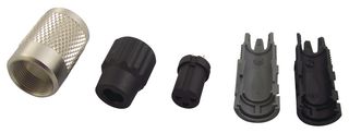 BINDER 99 0076 100 03 圆形连接器, Subminiature Circular Connector, 711系列, 电缆安装插座, 3 触点, 焊接插座