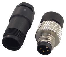BINDER 99-3383-00-04 圆形连接器, Standard Circular Connector, 768系列, 电缆安装插头, 4 触点, 焊接引脚