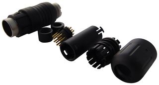 BINDER 99 4833 00 12 Circular Connector, Miniature Circular Connector, 440 Series, Cable Mount Plug, 12 Contacts