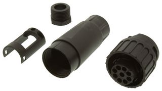 AMPHENOL SINE/TUCHEL C016 10I008 0021 圆形连接器, 标准圆形连接器, Ecomate C016系列, 电缆安装插头, 9 触点, 压接引脚, 卡口