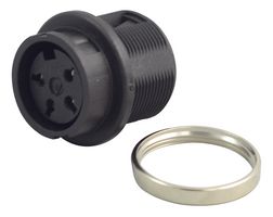 AMPHENOL SINE/TUCHEL T 3327 000 圆形连接器, 标准圆形连接器, C091B系列, 面板安装插座, 4 触点, 焊接插座