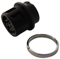 AMPHENOL SINE/TUCHEL T 3437 000 圆形连接器, 标准圆形连接器, C091B系列, 面板安装插座, 7 触点, 焊接插座