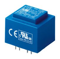 BLOCK AVB2.3/2/24 PCB Transformer, Class II, Encapsulated Safety Isolating, 2 x 115V, 2 x 24V, 2.3 VA, 50Hz / 60Hz