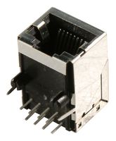 STEWART CONNECTOR SS-6488S-A-NF-01-M07 模块连接器, RJ45 插座, 1 x 1 (端口), 8P8C, 通孔安装