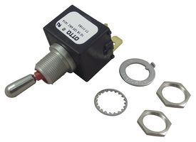OTTO CONTROLS T7111A5 拨动开关, IP68S, 关-开, SPST, 不发光, T7 Series, 面板安装, 16 A