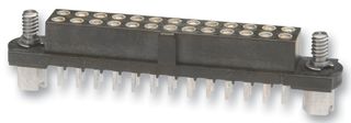 HARWIN M80-4003442 PCB插座, 板至板, 线至板, 2 mm, 2 排, 34 触点, 通孔安装