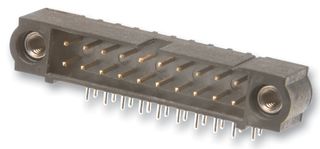 HARWIN M80-5301042 Pin Header, Dual in Line, Wire-to-Board, 2 mm, 2 Rows, 10 Contacts, Through Hole Right Angle
