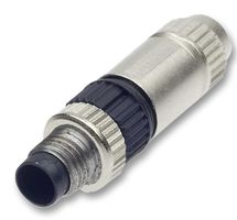 HARTING 21 02 151 1405 传感器连接器, HARAX Series, M8, 公, 4路, IDC / IDT插头, 直形线缆安装