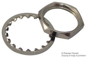 MULTICOMP PRO HEX NUT & S/PROOF WASHER BNC PK5