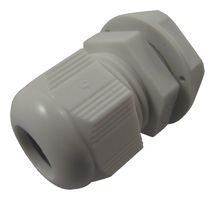 TE CONNECTIVITY 1478771-3 Cable Gland, Metric, With Locknut, IP68, M20, 6 mm, 12 mm, Nylon 6 (Polyamide 6), White, IP68